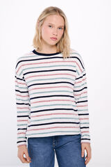 Springfield Playera chenilla rayas estampado