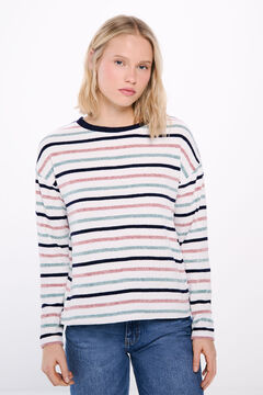 Springfield Playera chenilla rayas estampado