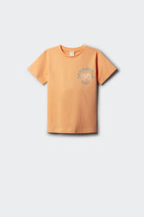 Springfield Kids Playera manga corta de bicicleta para ni&ntilde;o naranja