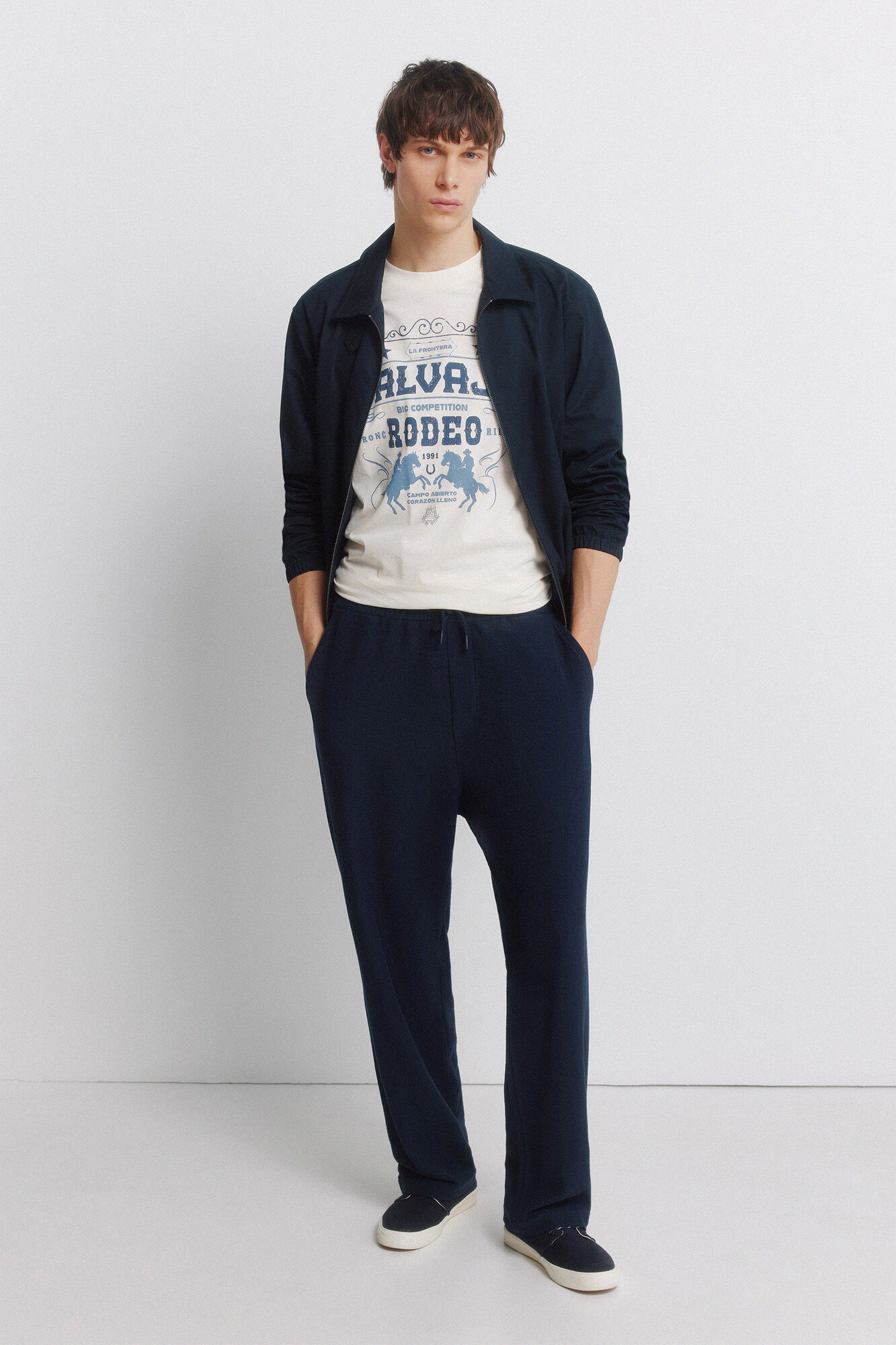 Springfield Playera salvaje blanco