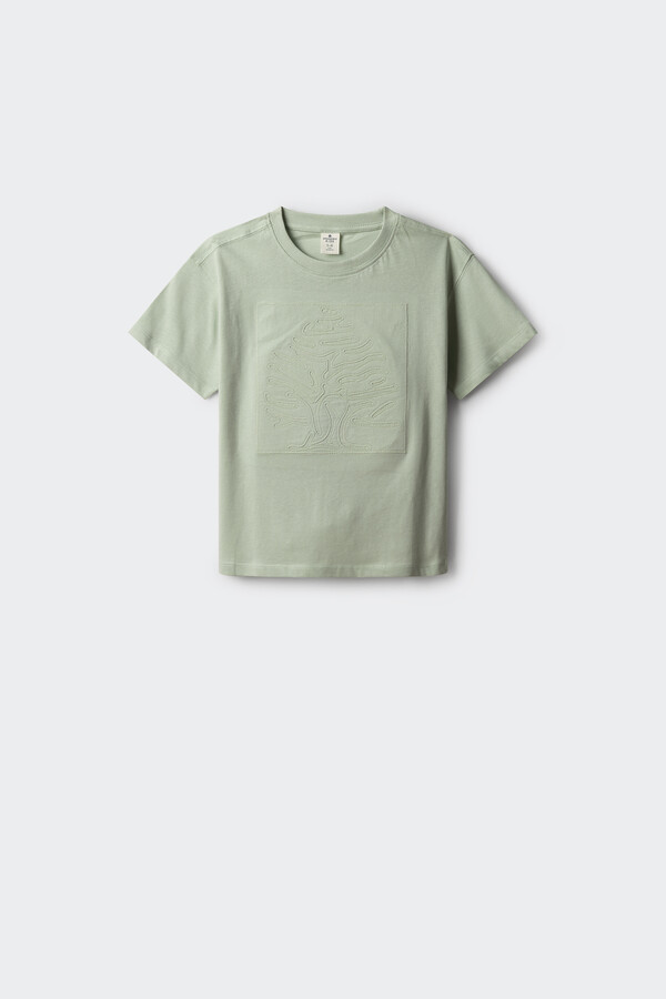 Springfield Kids Playera Arbol niño verde