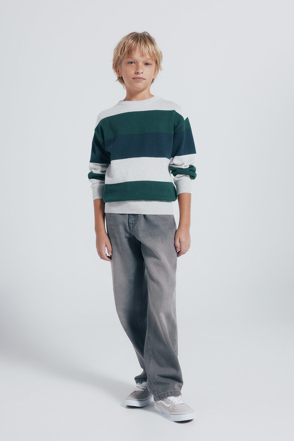 Springfield Kids Jersey básico rayas niño caza oscuro