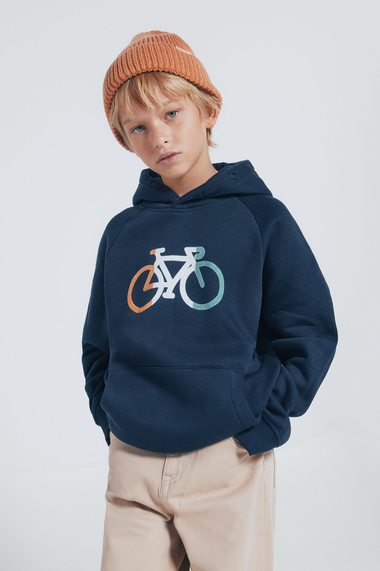 Springfield Kids Sudadera con capucha bici ni&ntilde;o