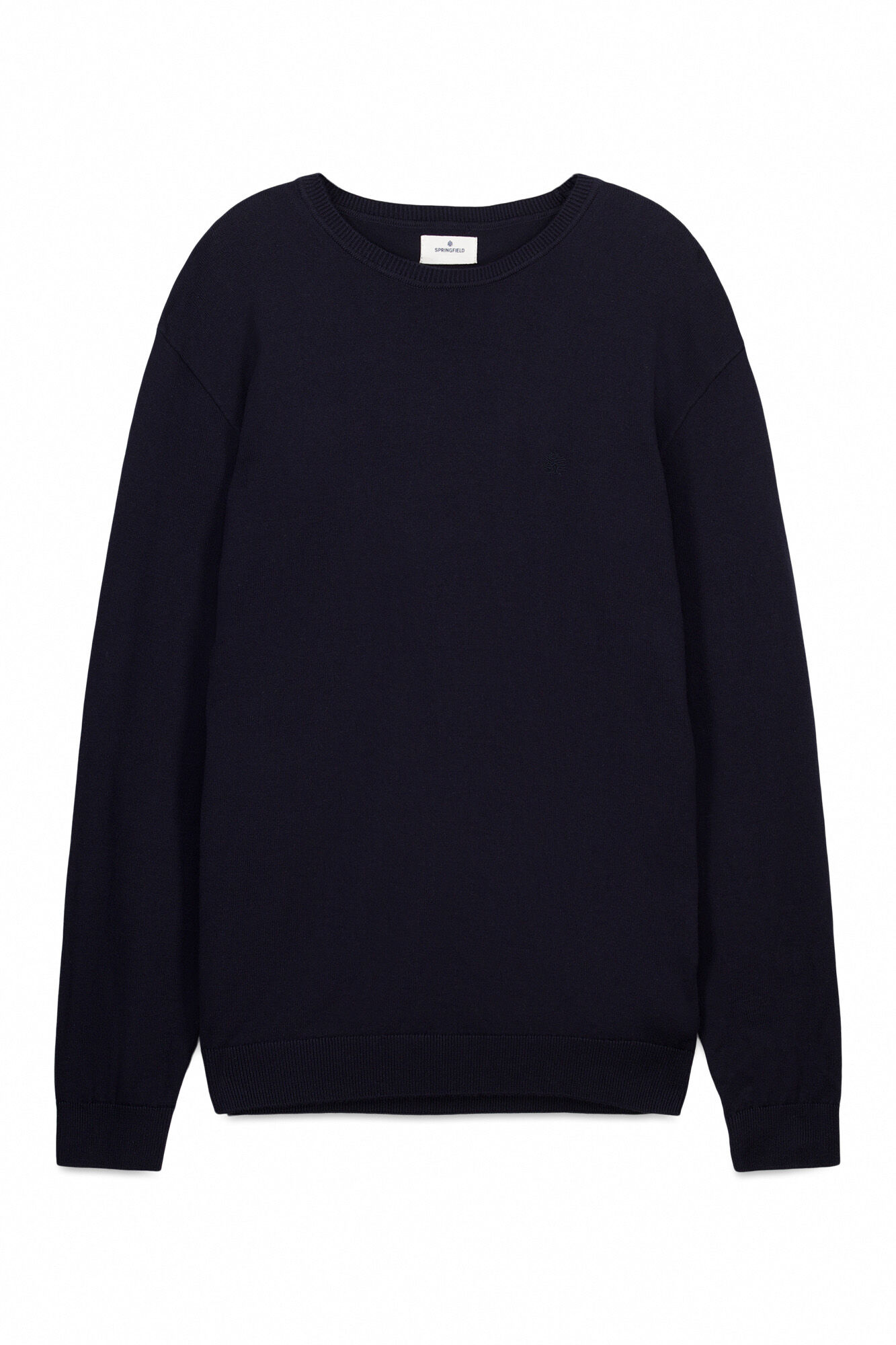 Springfield Su&eacute;ter b&aacute;sico con logo Springfield azul