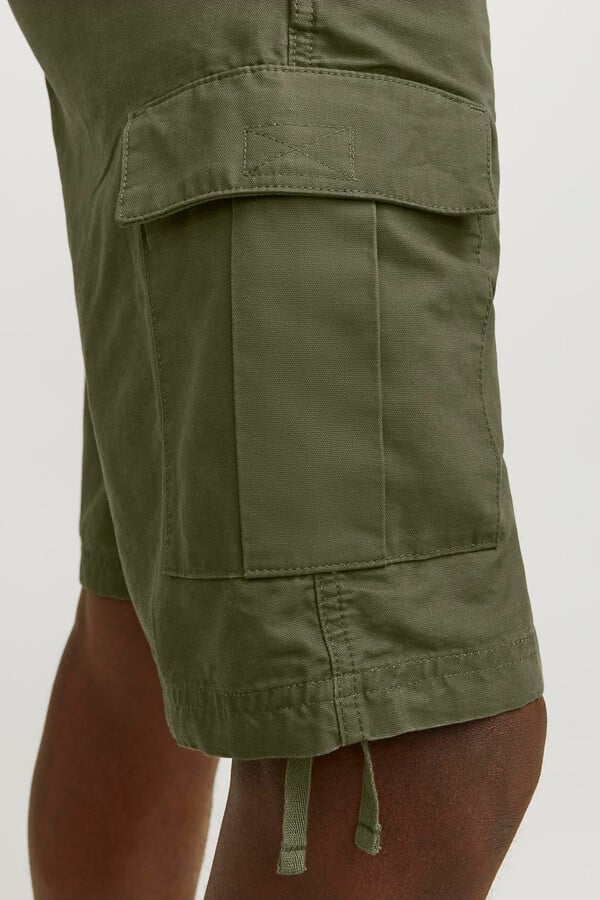 Jack & Jones Bermuda cargo regular fit verde