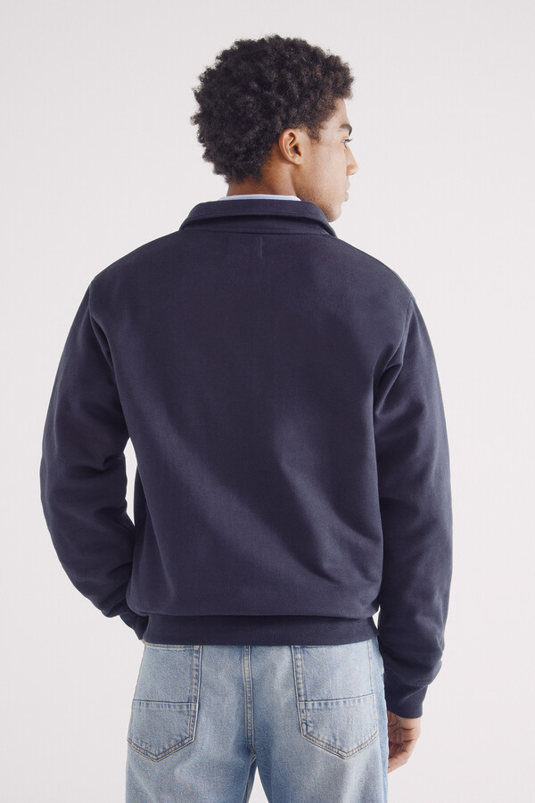 Springfield Sudadera camionero abierta azul