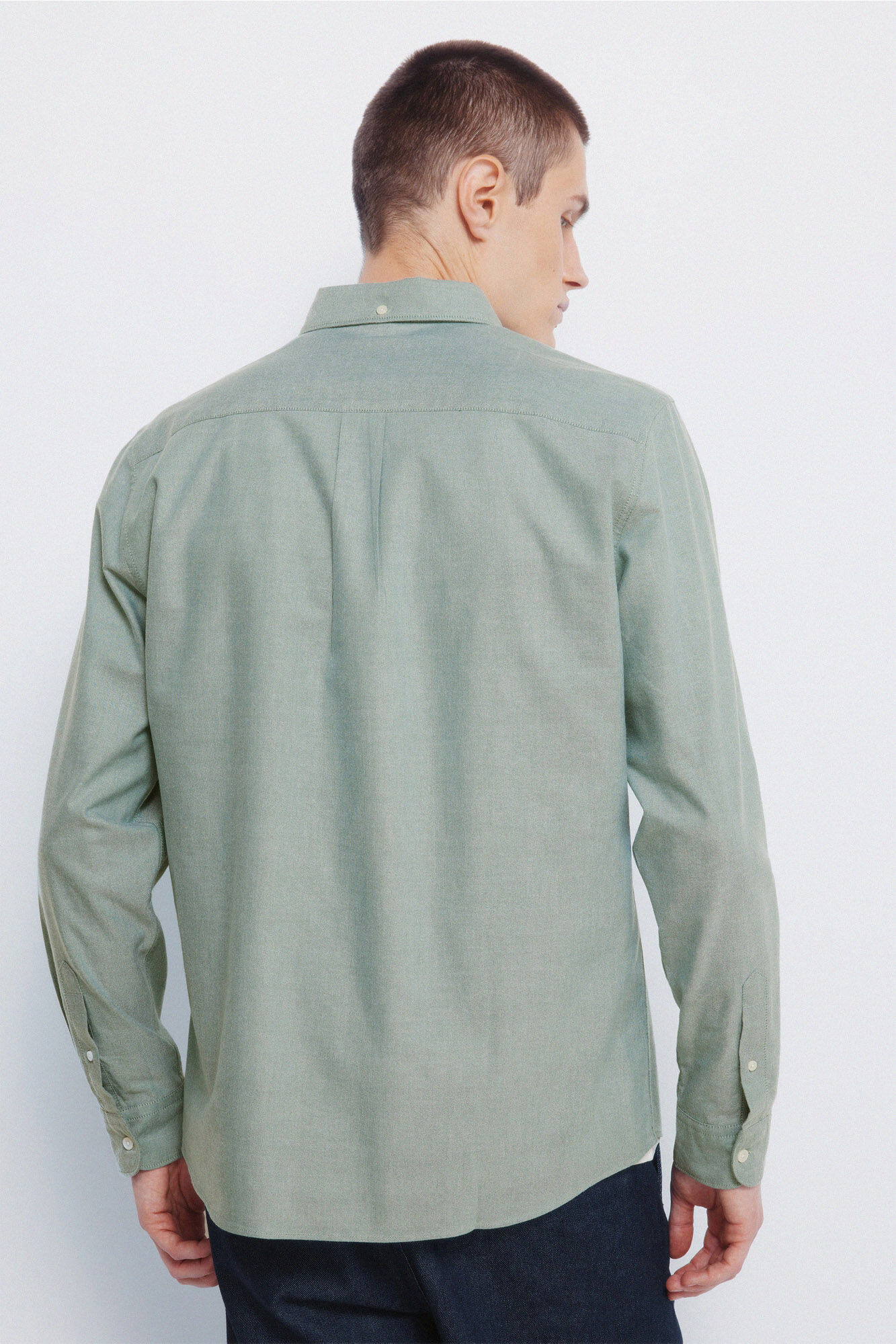 Springfield Camisa Oxford de Tencel kaki