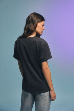 Springfield Playera "You´ll never catch me" negro