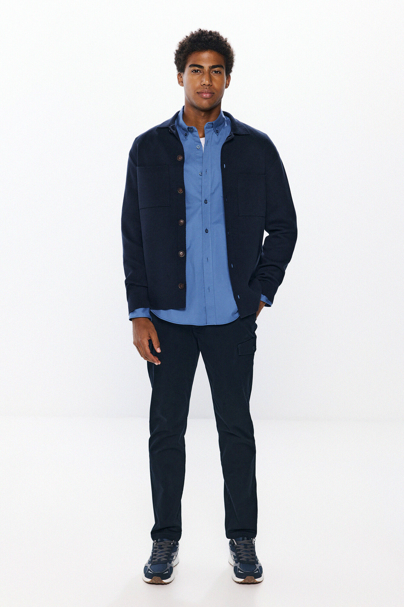 Springfield C&aacute;rdigan punto milano botones marino