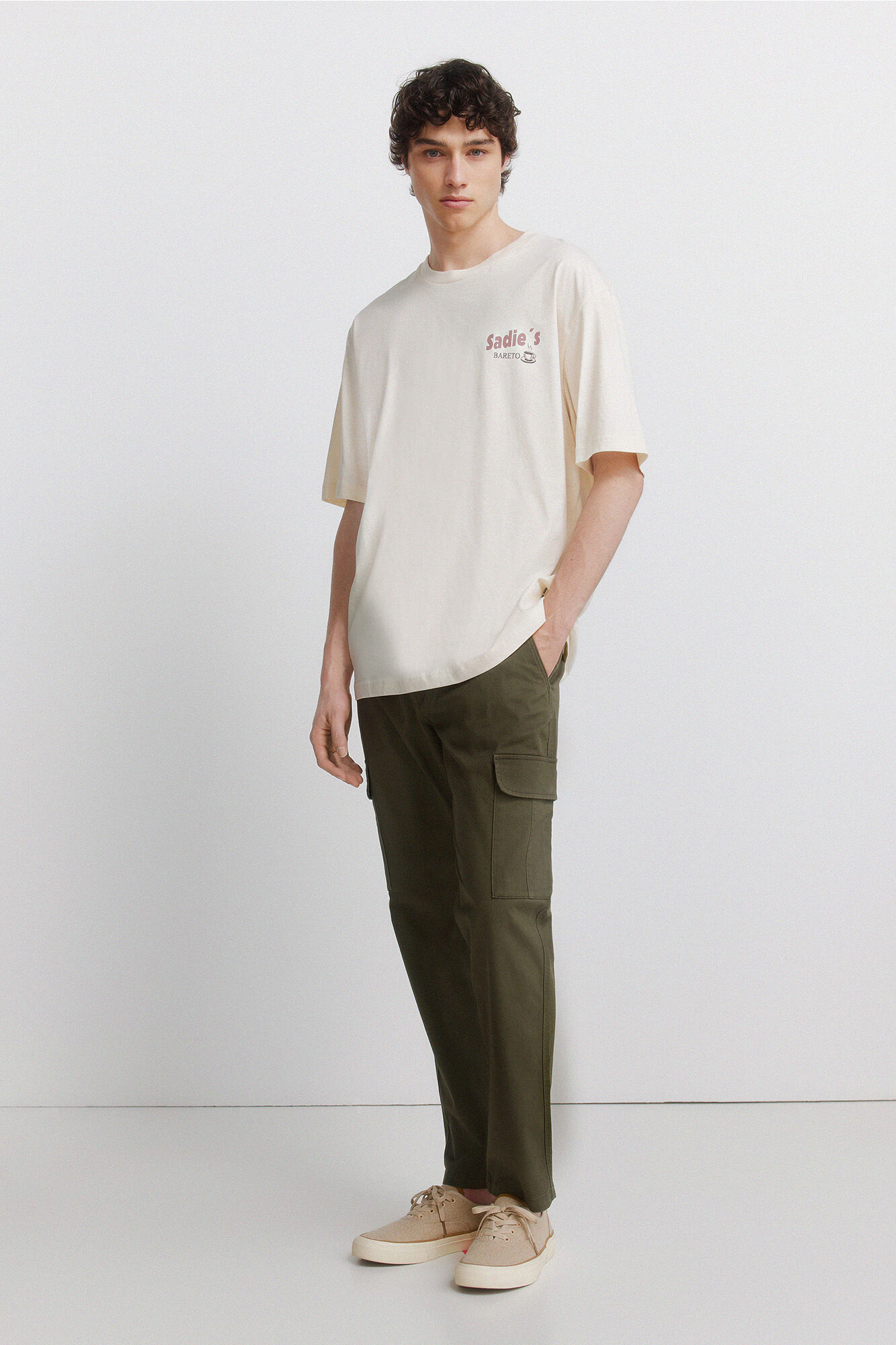 Springfield Playera bareto blanco