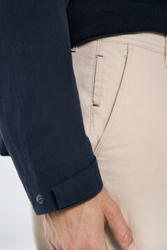 Springfield Pantalón chino slim fit color beige