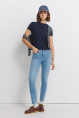 Springfield Jeans ajustados y recortados azul