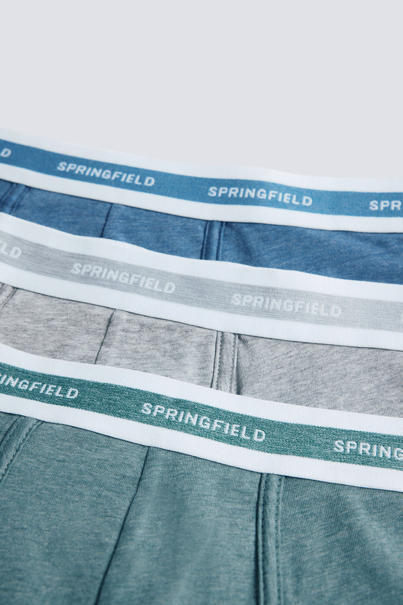Springfield Pack 3 b&oacute;xeres b&aacute;sicos azul