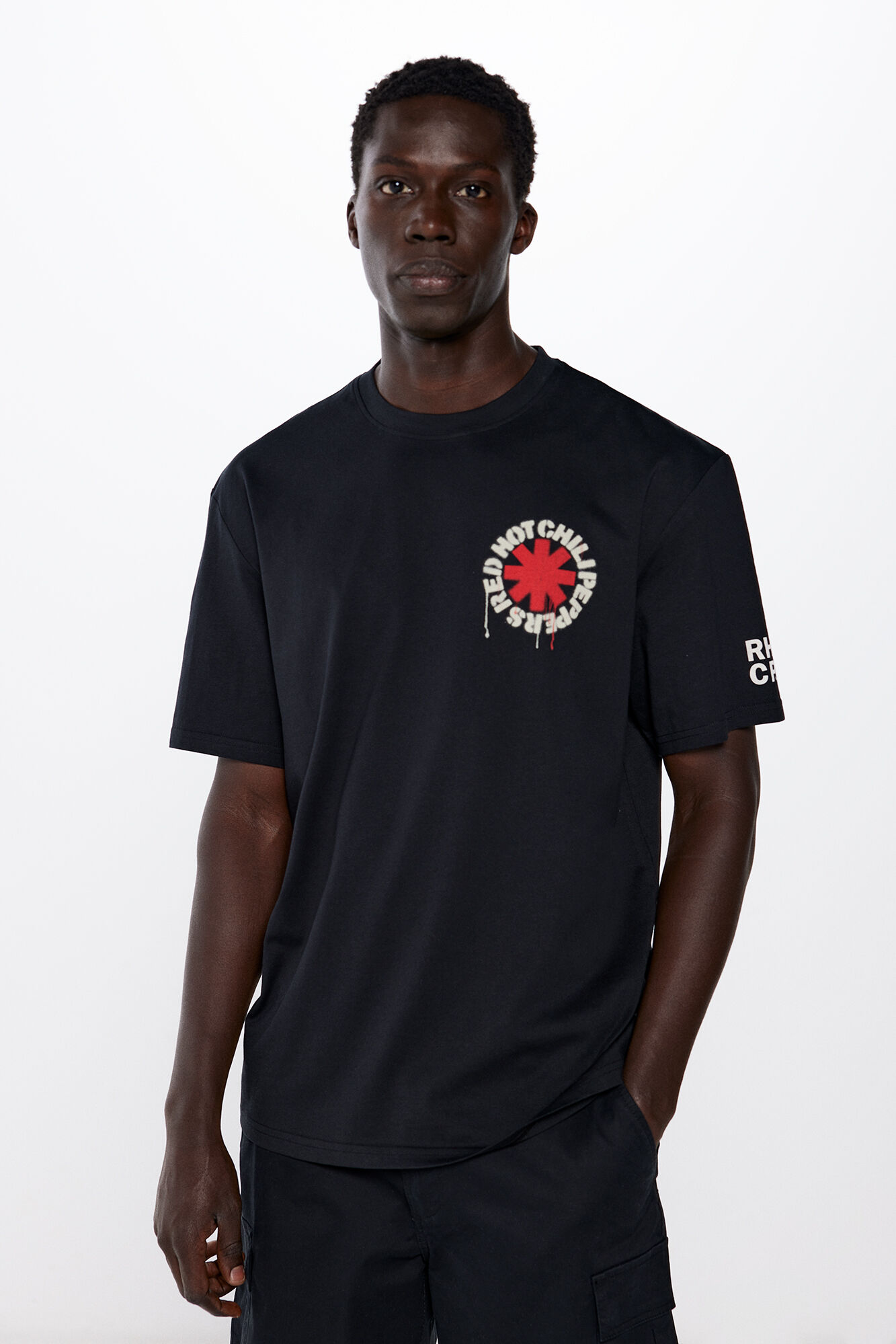 Springfield Playera Red Hot Chilli Peppers negro