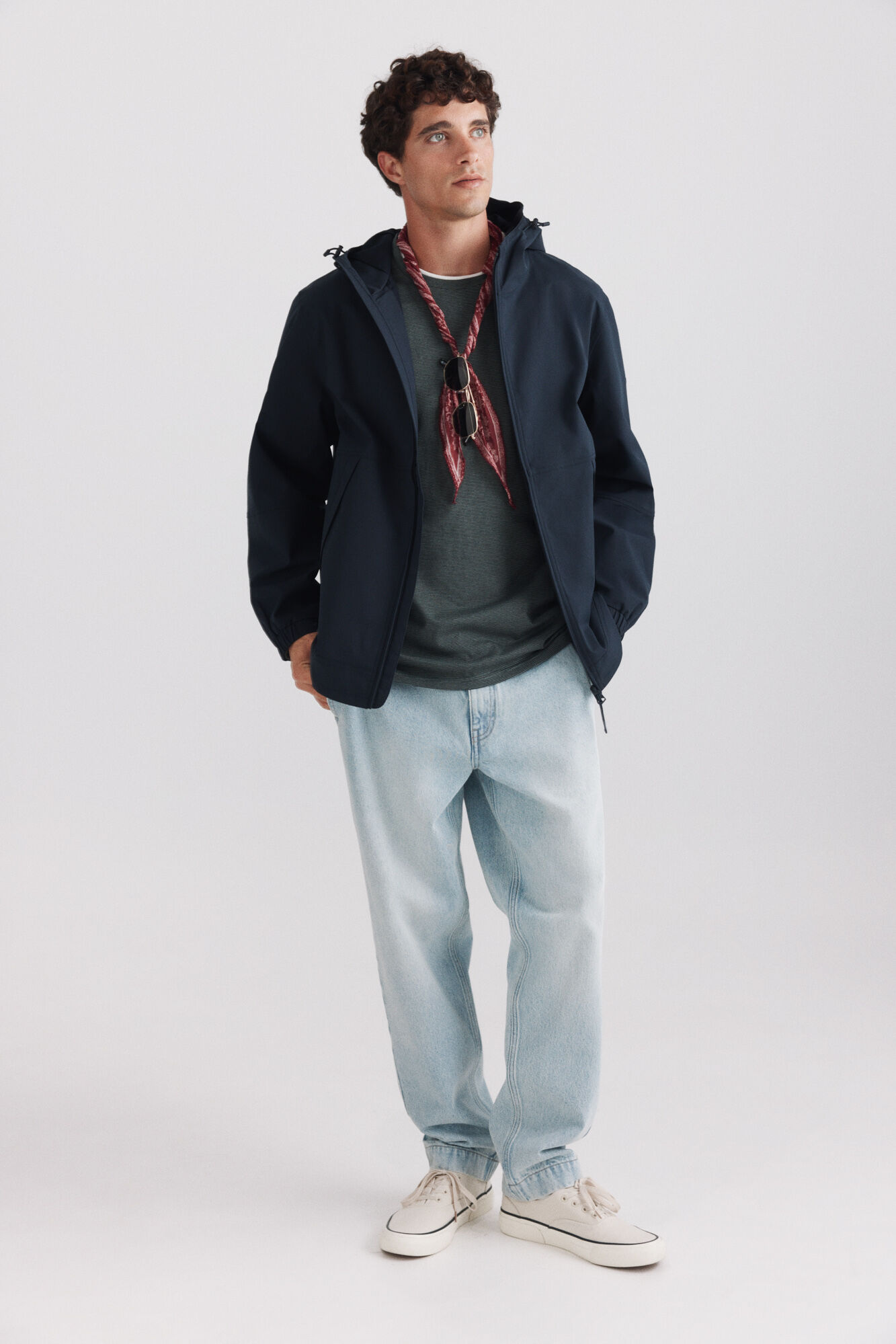 Springfield Parka t&eacute;cnica azul