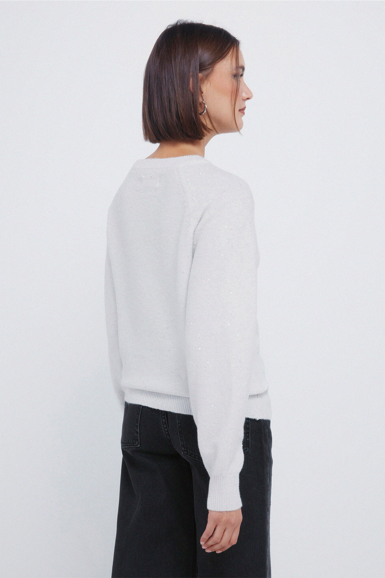 Springfield Jersey de lentejuelas caf&eacute;