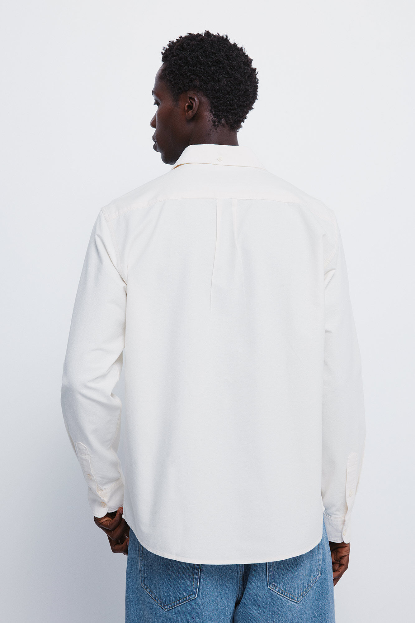 Springfield Camisa Oxford de color blanco