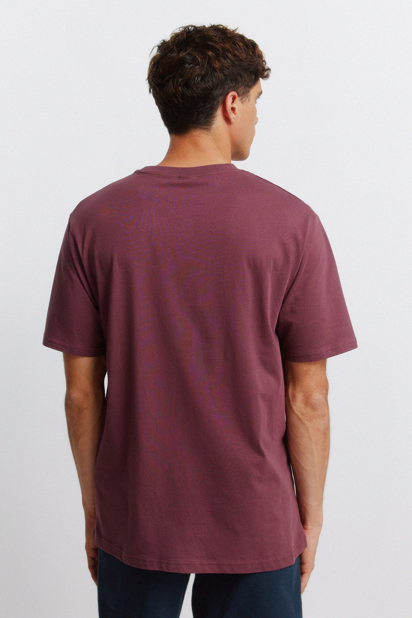 Springfield Playera b&aacute;sica logo Springfield p&uacute;rpura