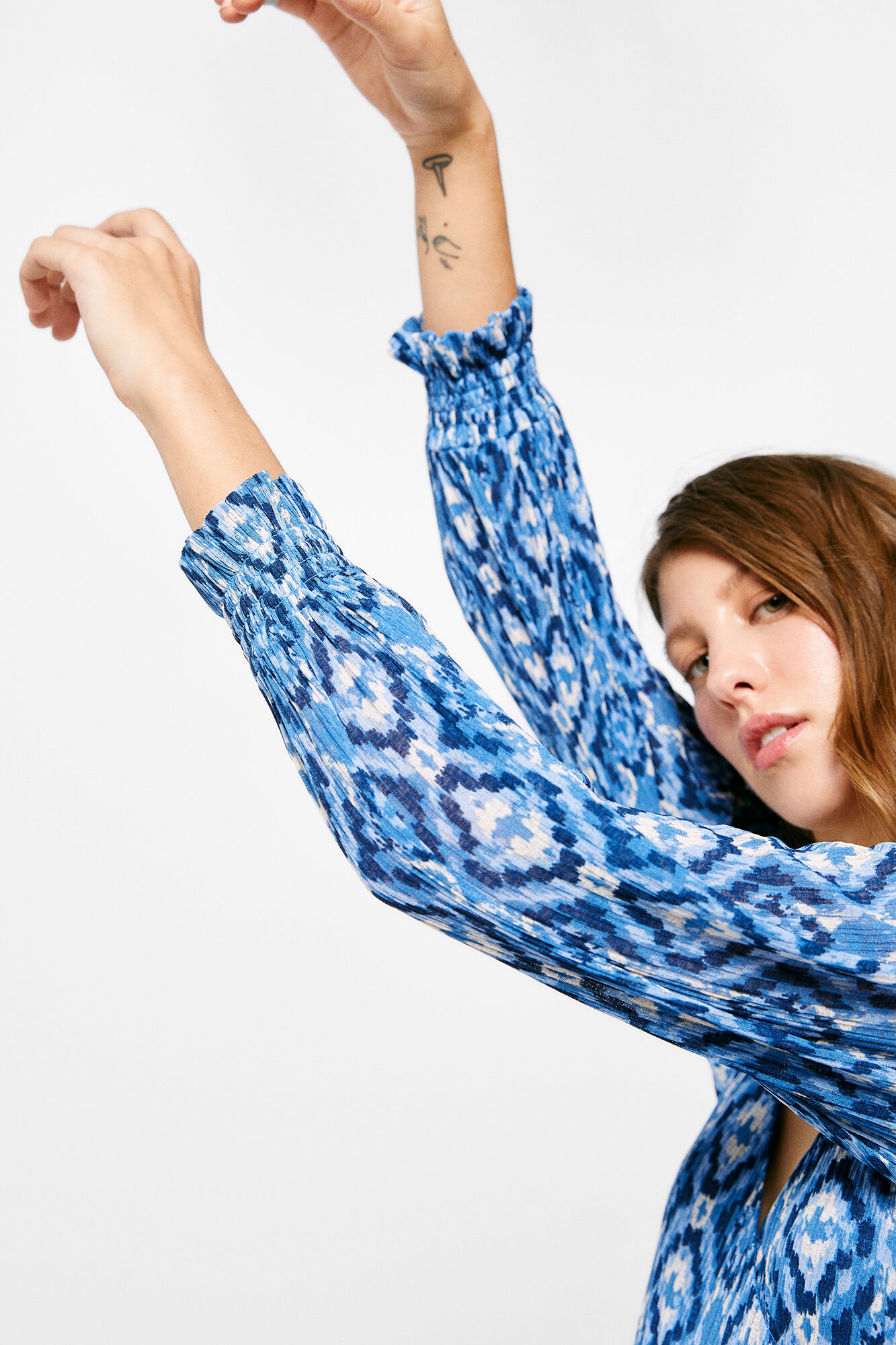 Vestido shop azul springfield