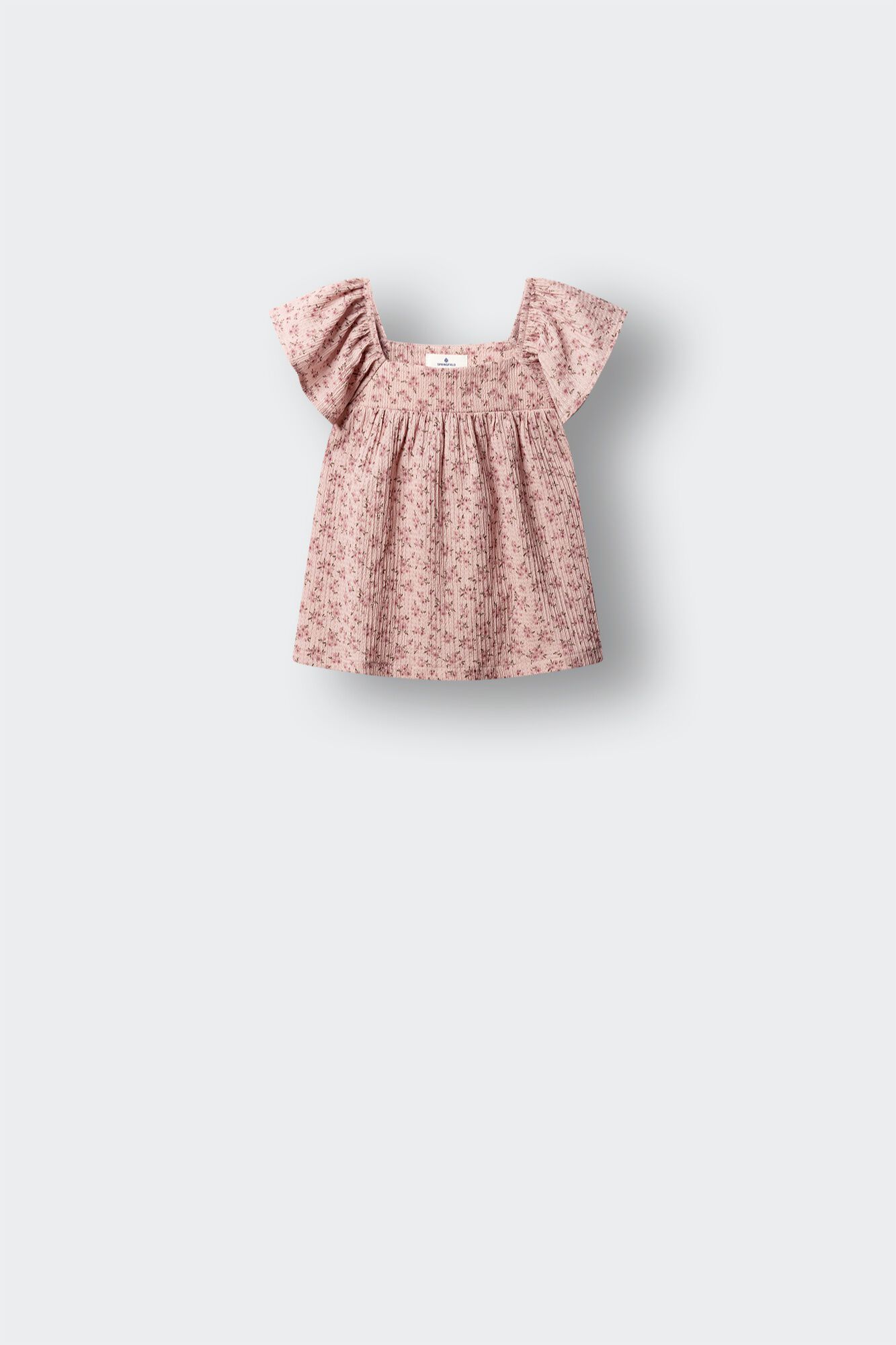Springfield Kids Blusa manga corta de flores para ni&ntilde;a