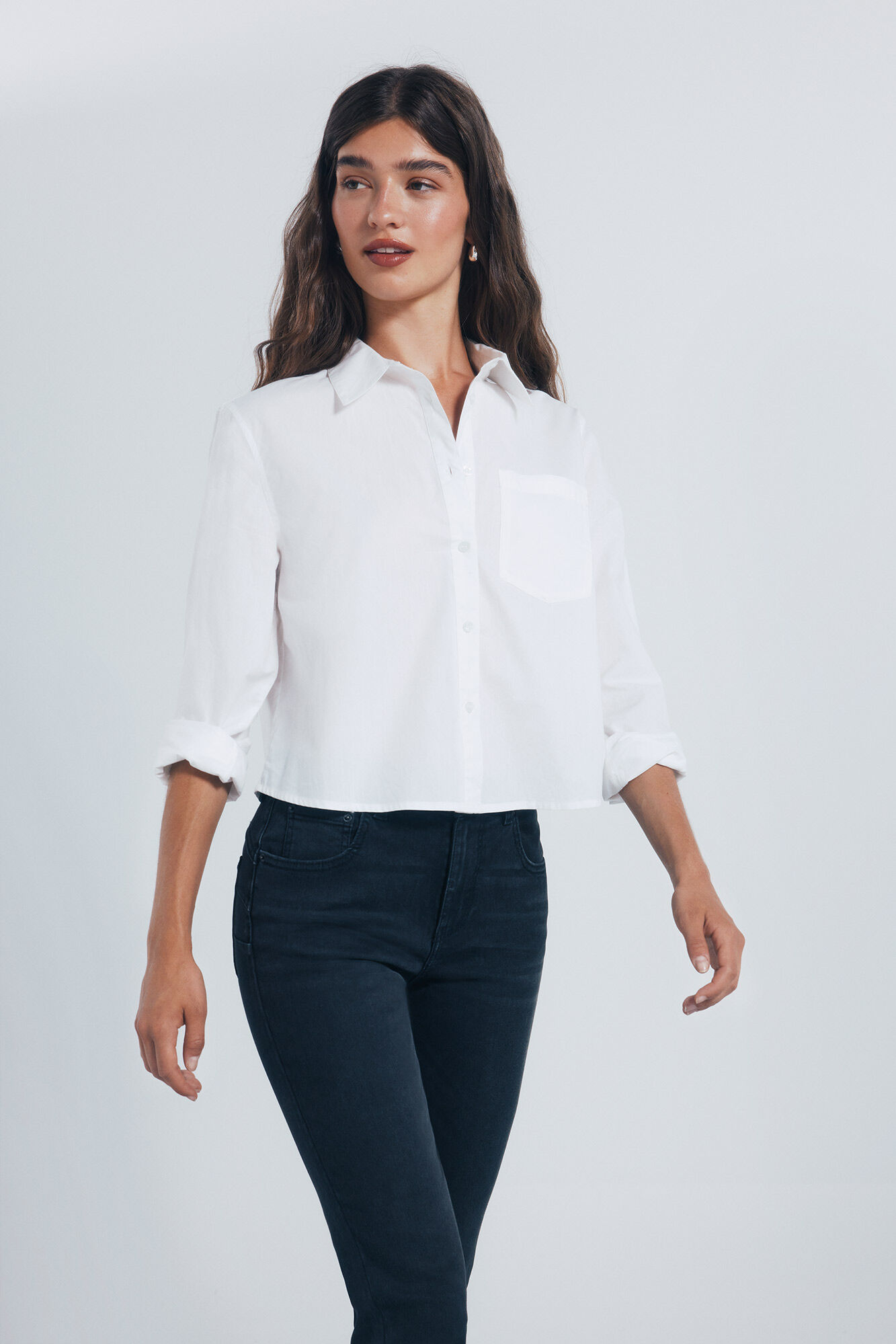 Springfield Jeans push up negro