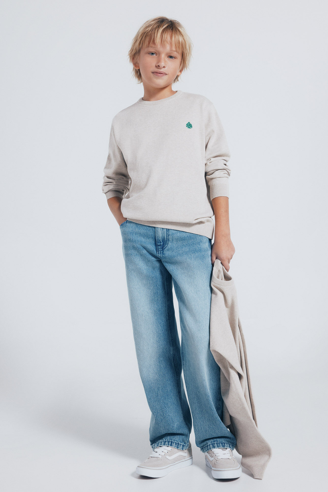 Springfield Kids Jersey b&aacute;sico ni&ntilde;o caf&eacute;