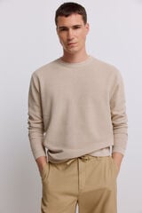 Springfield Jersey de estructura doble beige