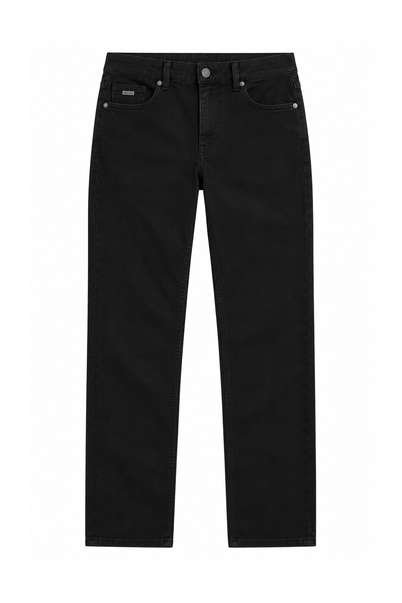 Springfield Pantal&oacute;n de 5 bolsillos slim lavado negro