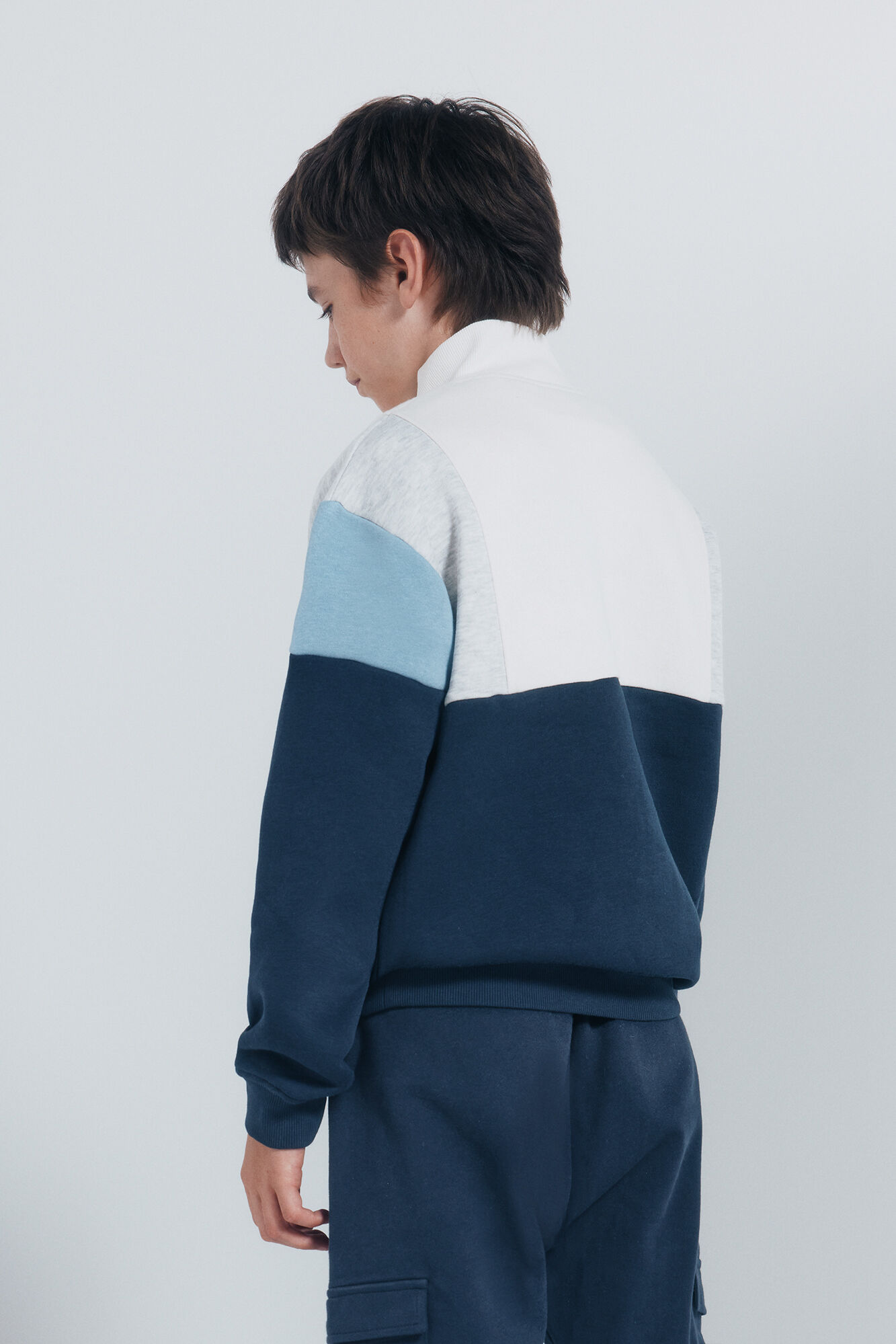 Springfield Kids Sudadera camionero cortes ni&ntilde;o azul