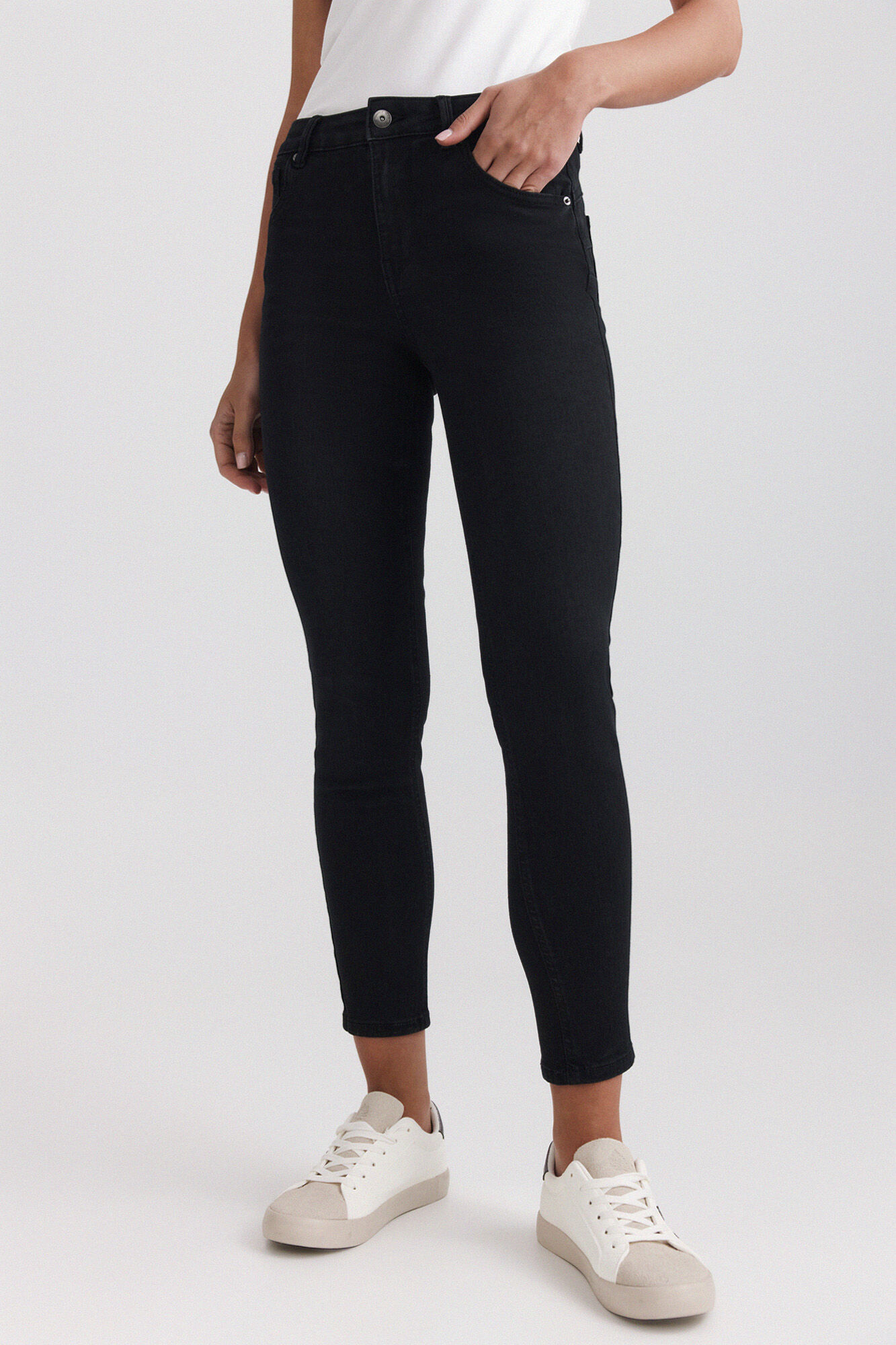 Springfield Jeans skinny push up negro