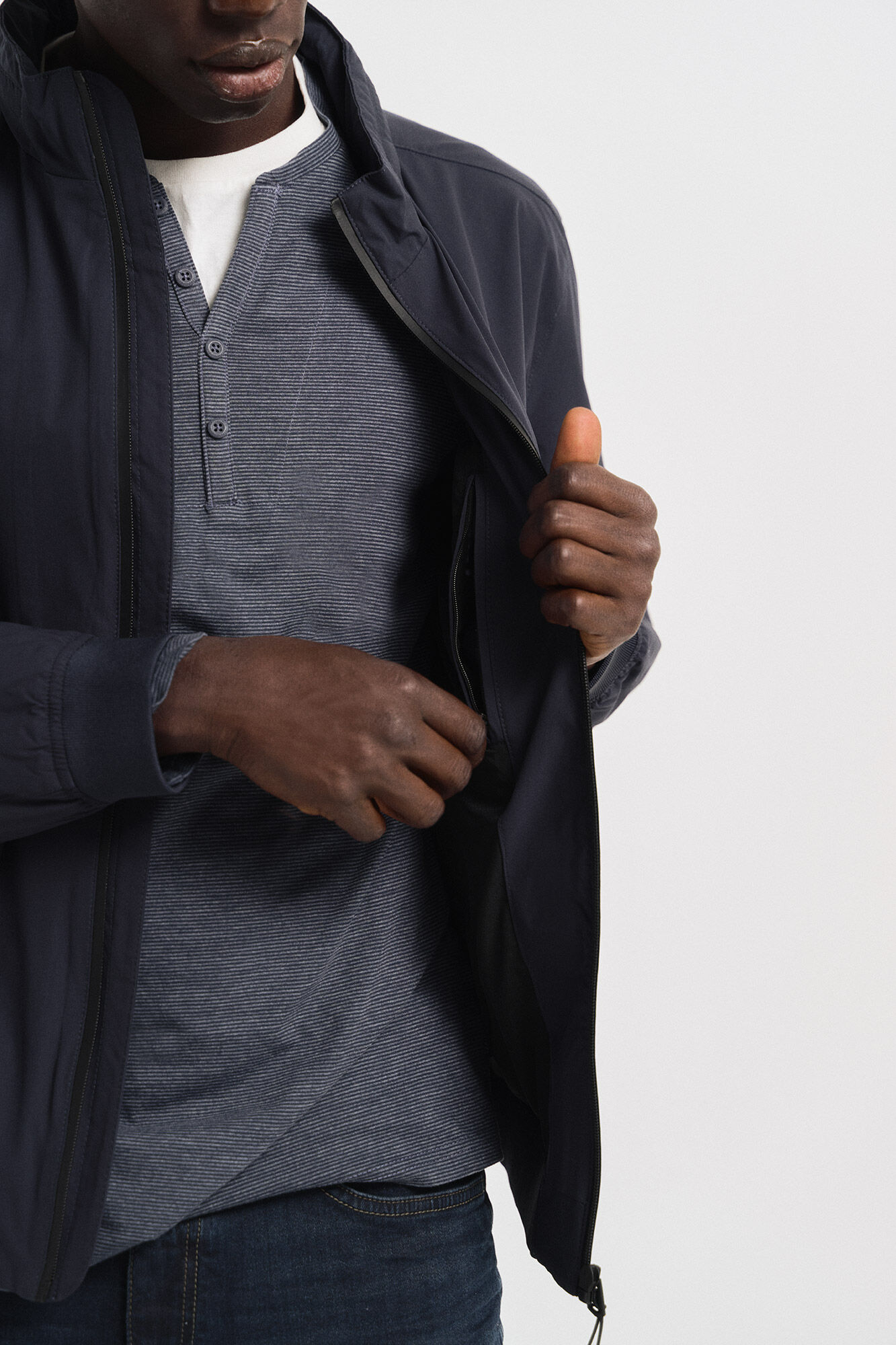 Springfield Chamarra t&eacute;cnica azul