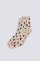 Springfield Calcet&iacute;n largo de rabanitos caf&eacute;