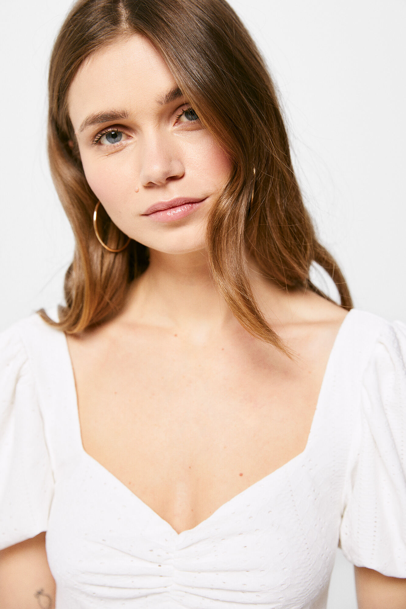 Springfield Vestido Midi Espalda Fantas&iacute;a natural