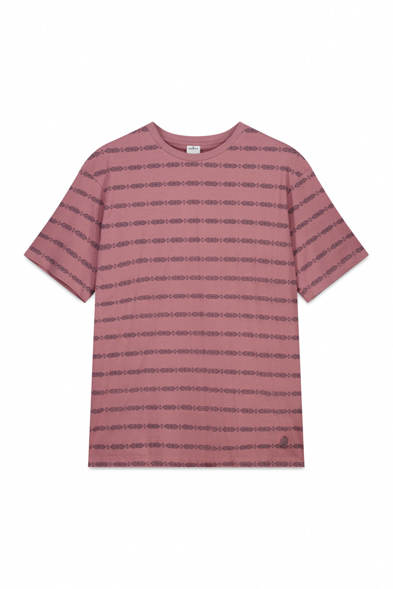 Springfield Playera Aop &eacute;tnica naranja