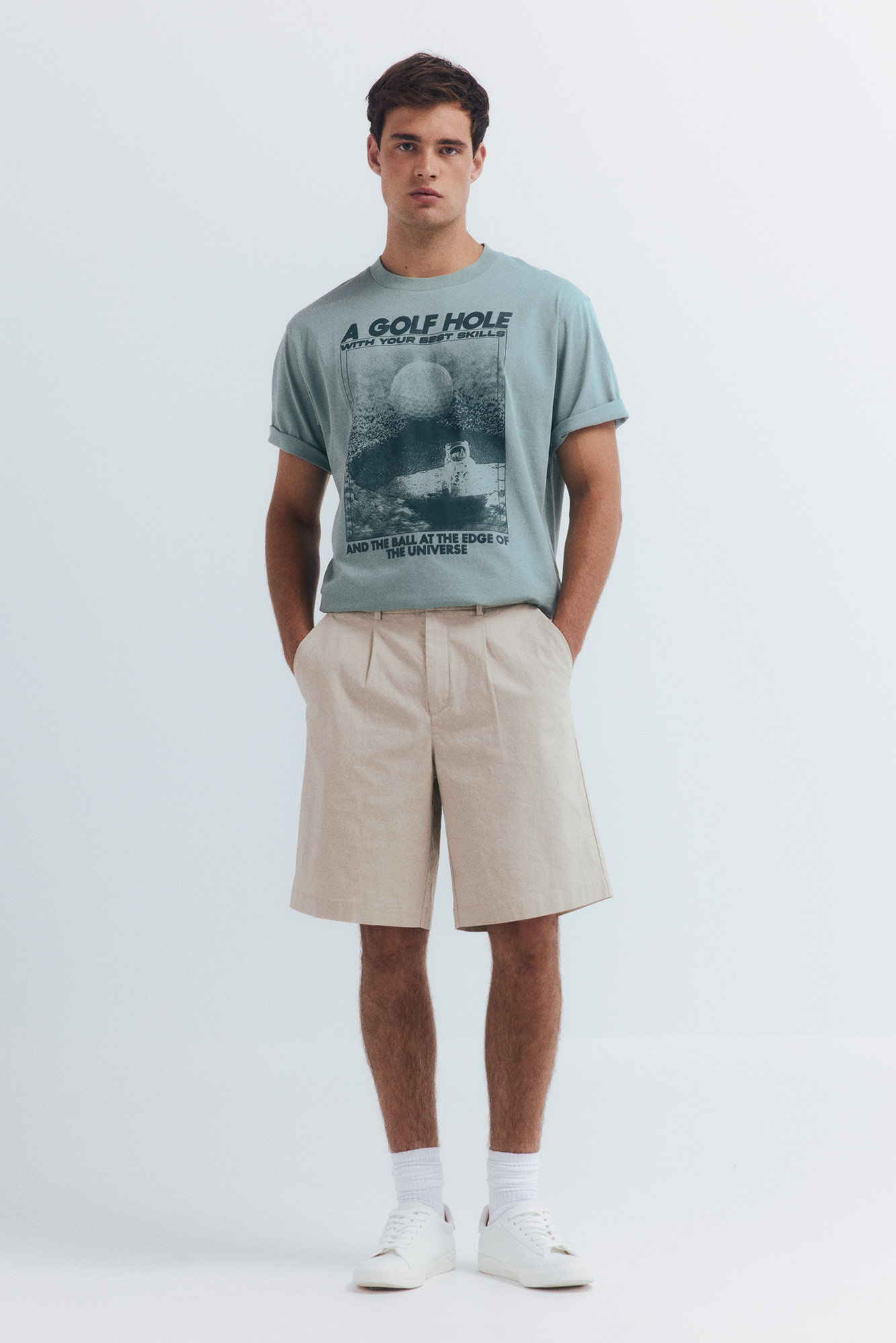 Springfield Camiseta golf hole verde