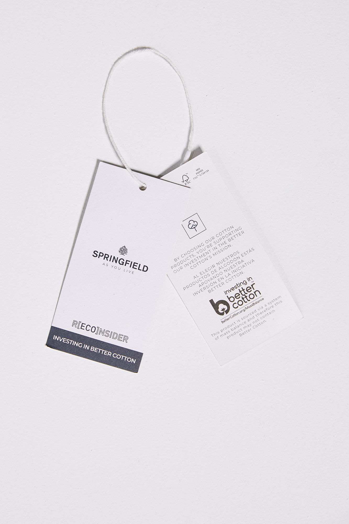 Springfield Playera color block kaki