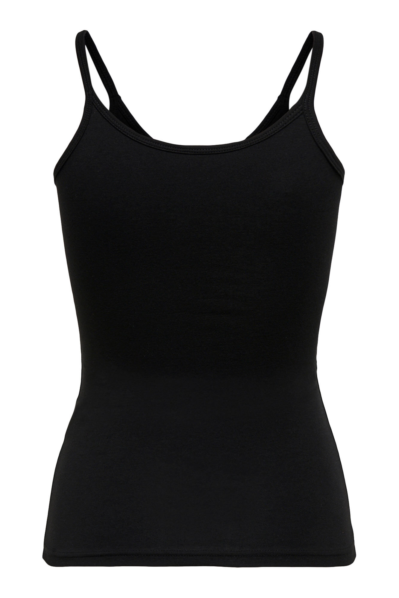 Only Top de tirantes negro