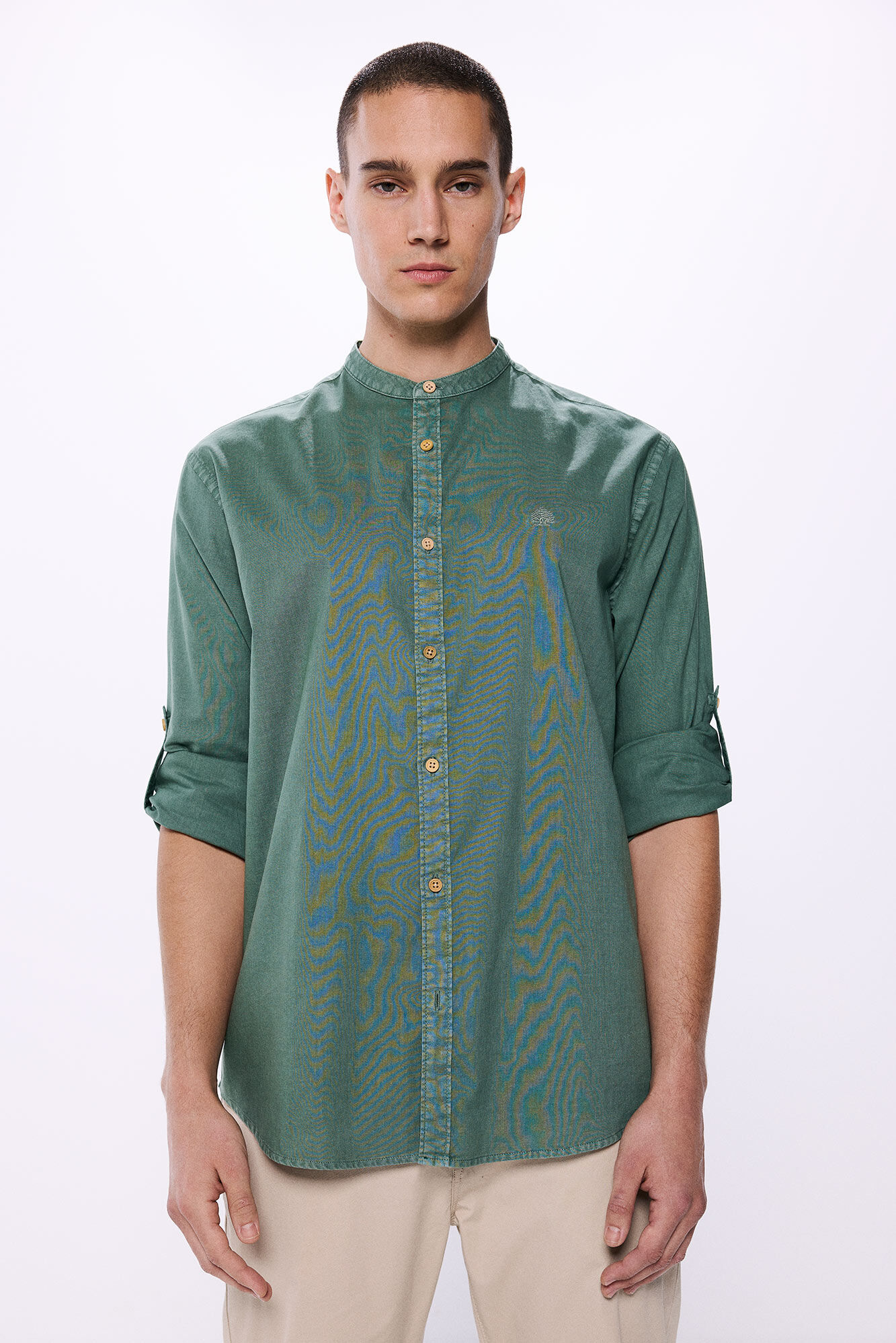 Camisa verde springfield new arrivals