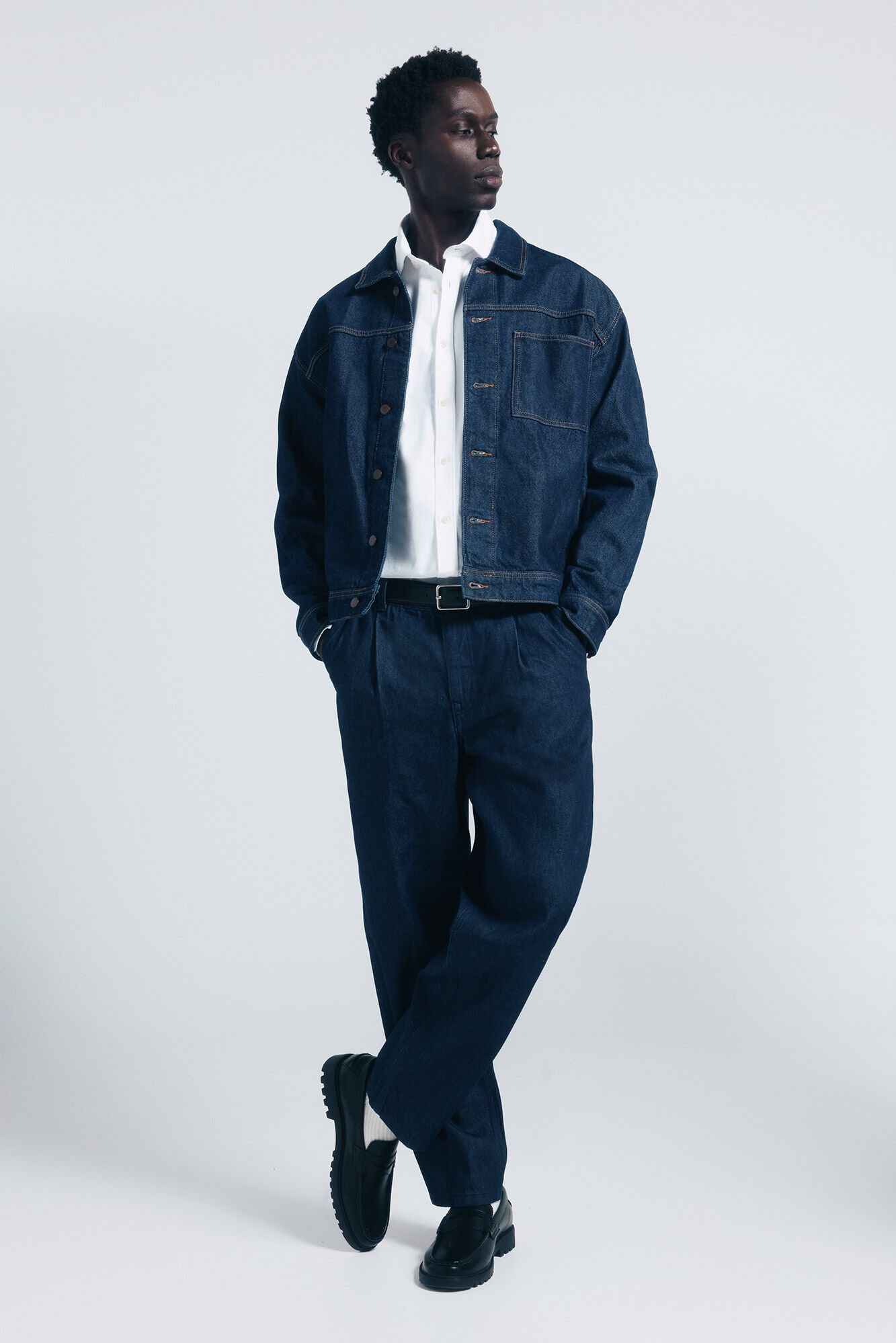 Springfield Jeans chino lavado desencolado marino