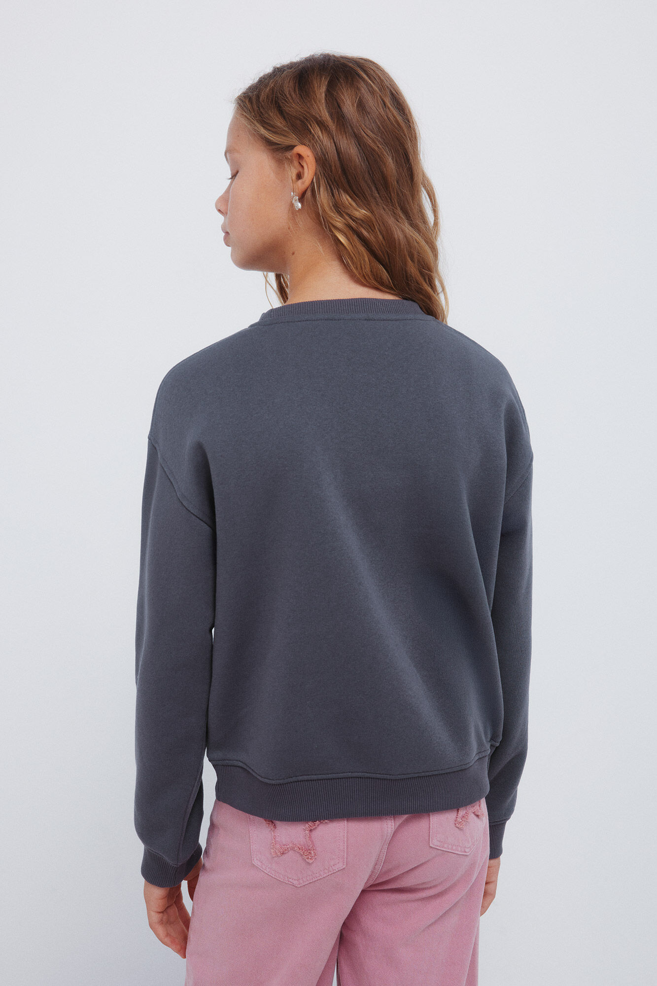 Springfield Kids Sudadera de chica cool gris