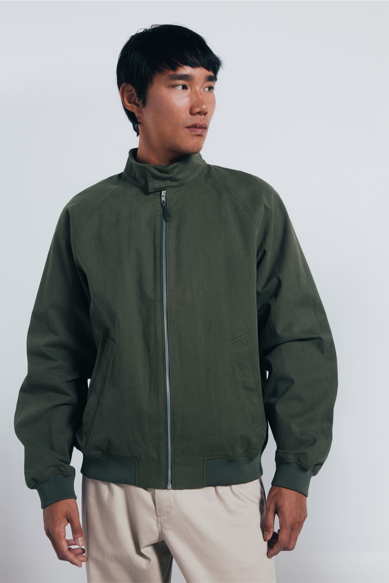 Springfield Chamarra algod&oacute;n kaki