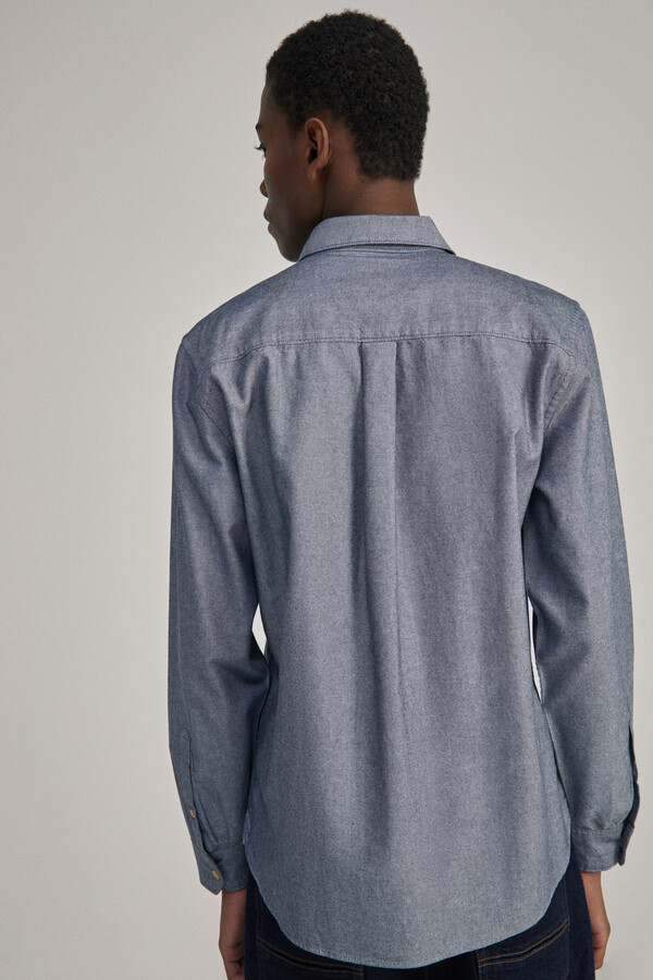 Camisa De Lino Hombre Springfield Camisa, Verde, XL Para Hombre