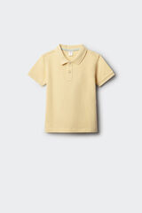 Springfield Polo basico niño amarillo