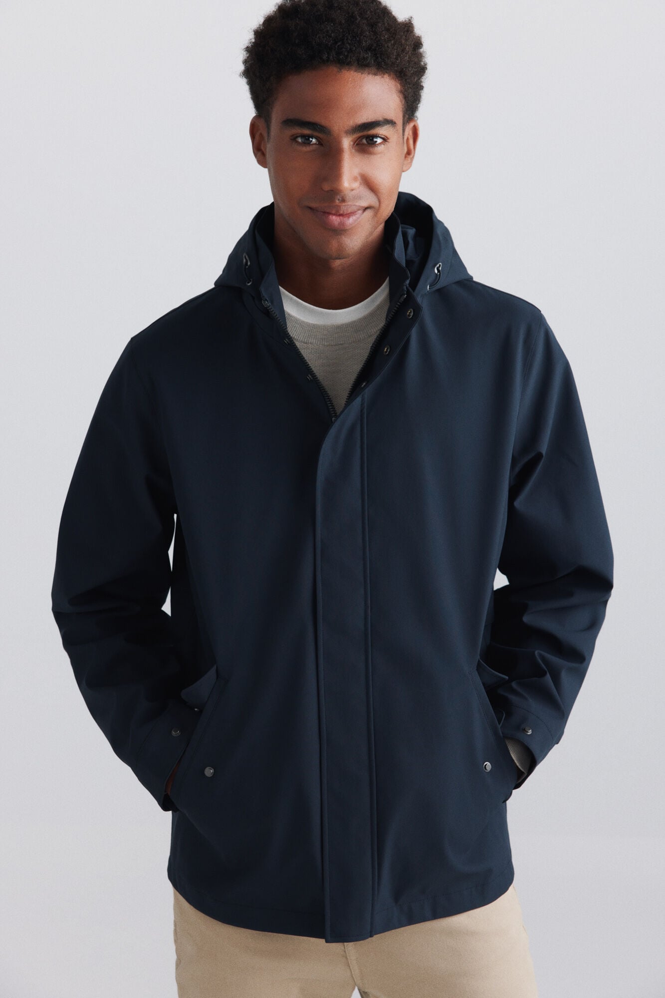 Springfield Parka t&eacute;cnica azul