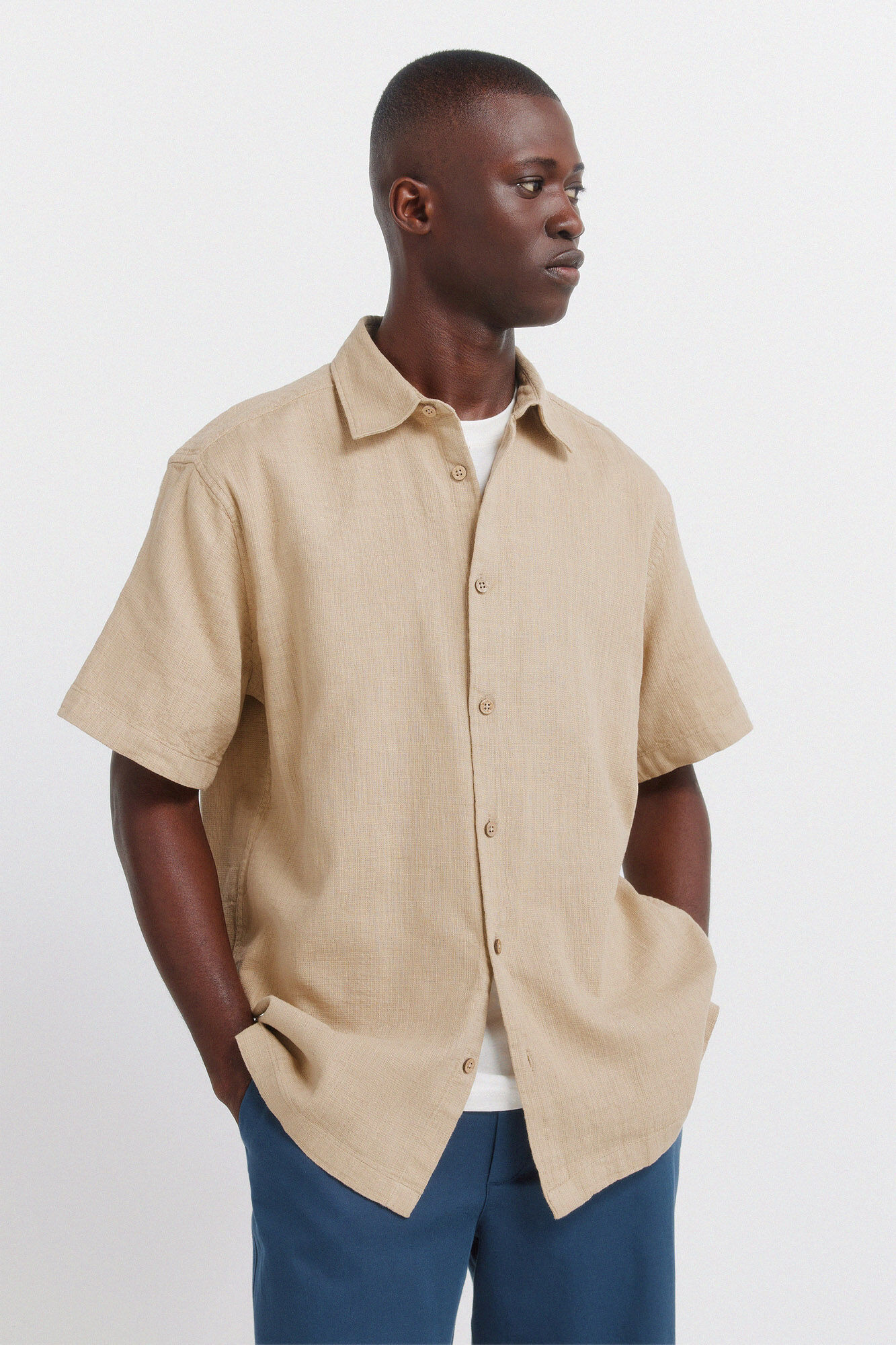 Springfield Camisa de manga corta r&uacute;stica