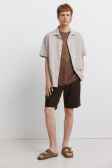 Springfield Bermudas de algod&oacute;n comfort fit estampado