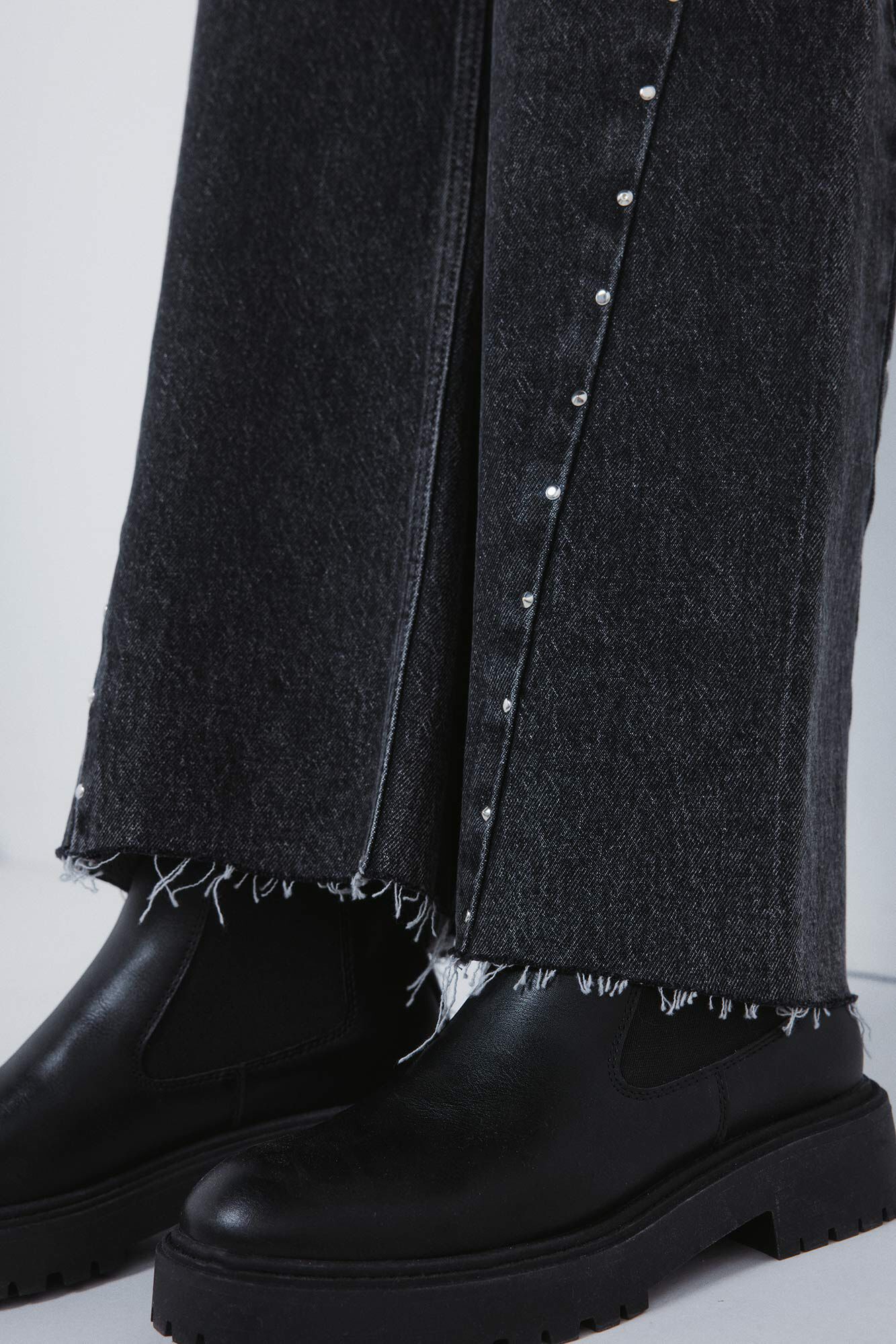 Springfield Kids Vaqueros culotte con denim jeans gris