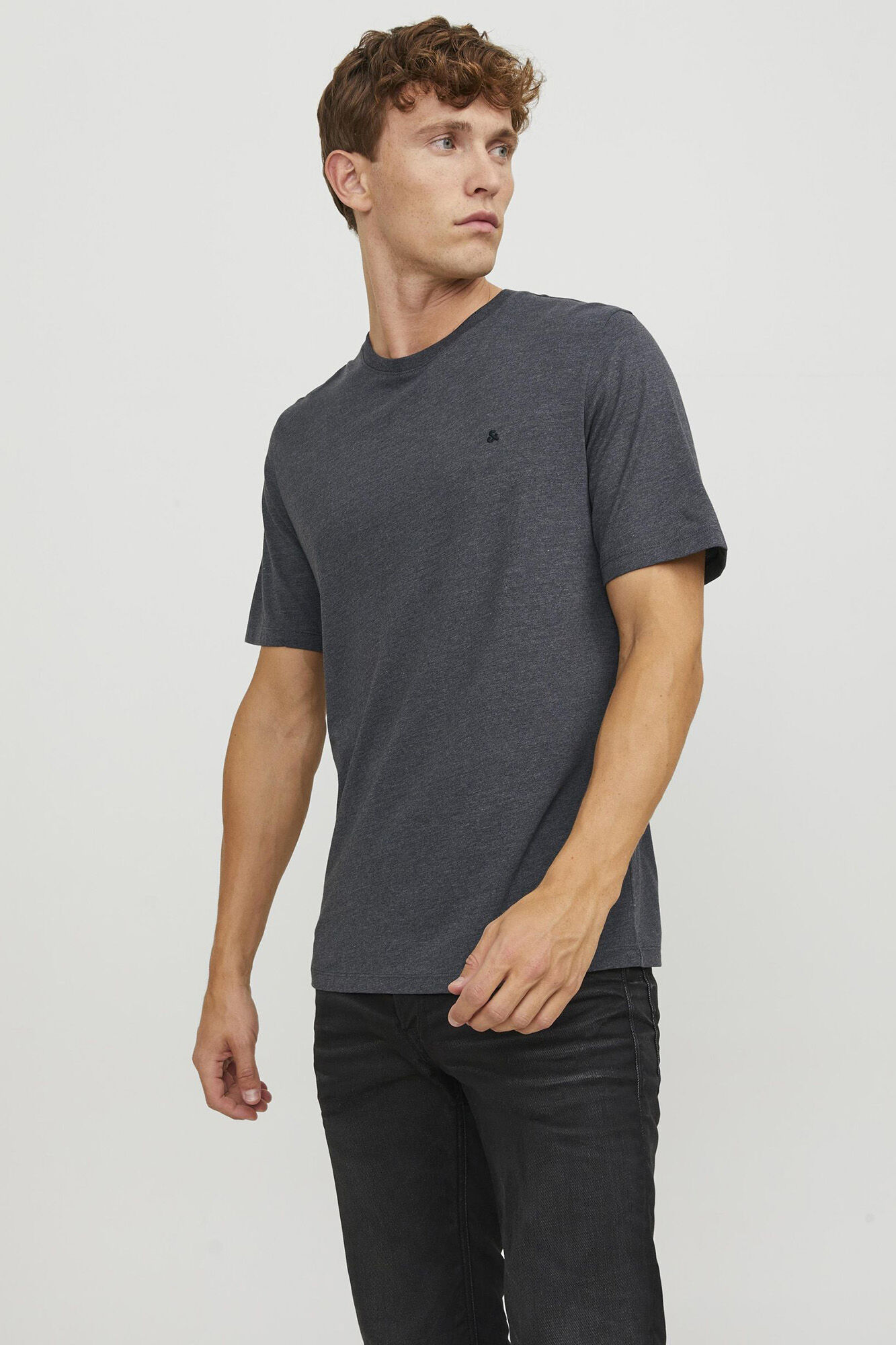 Jack & Jones Playera lisa est&aacute;ndar fit