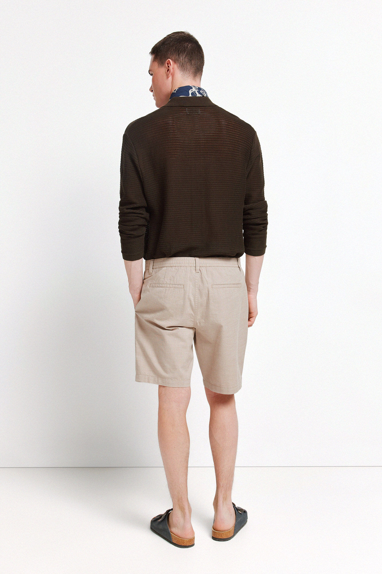 Springfield Bermudas estructuradas beige