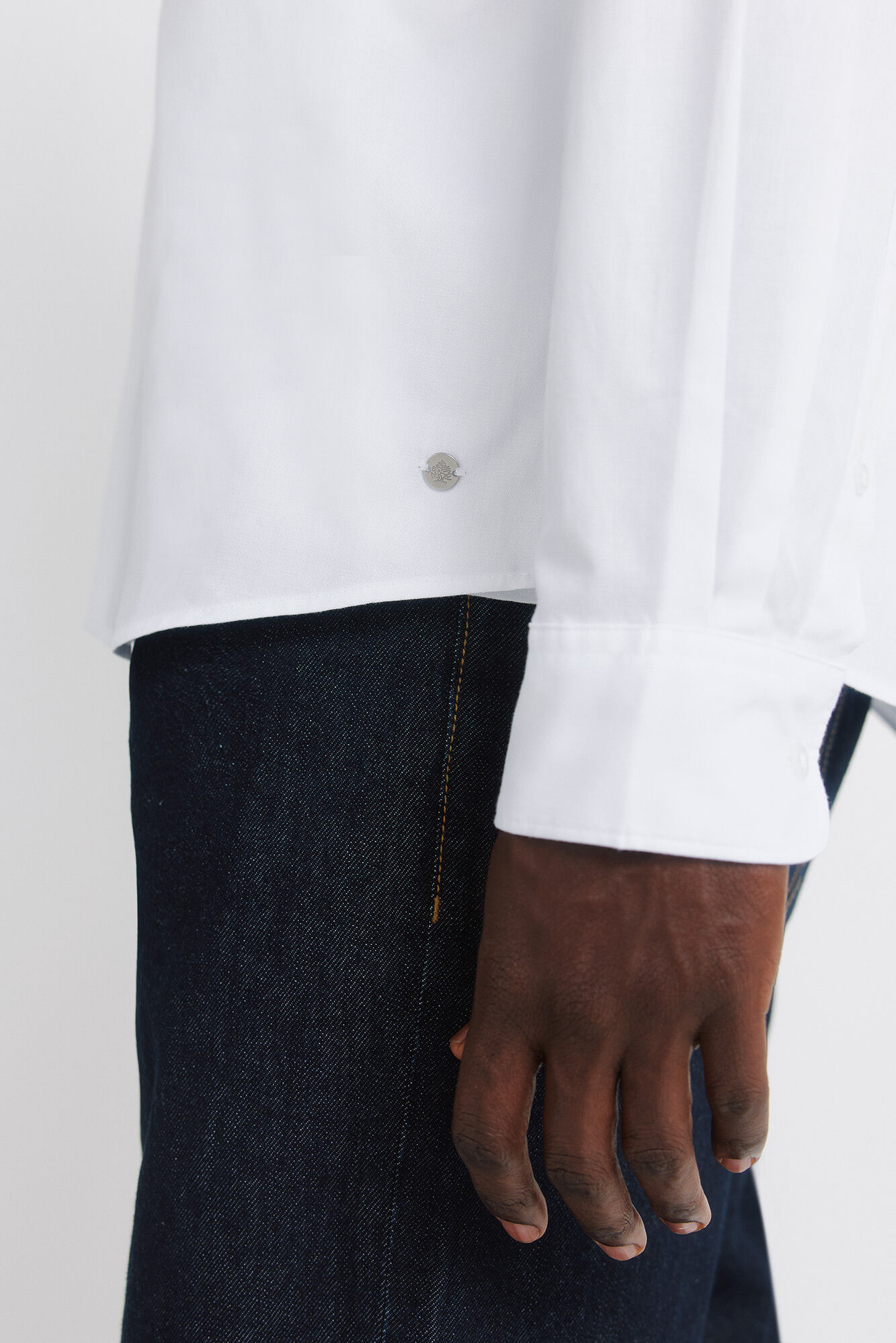 Springfield Camisa vestir estructura easy care natural